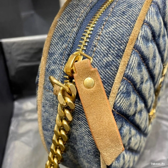 BAG VINYLE ROUND YSL CAMERA 0817